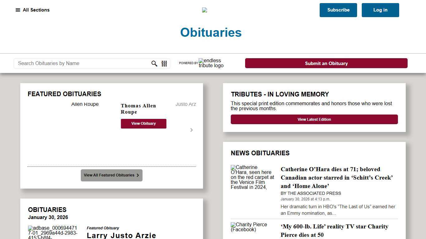 Mercury News Obituaries